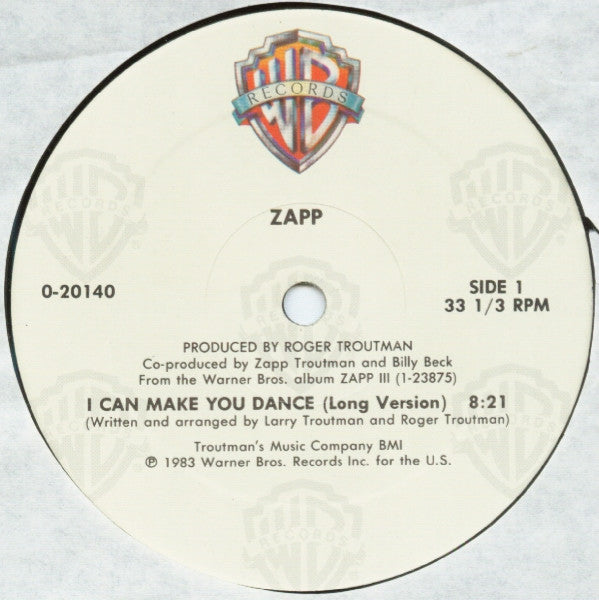 Zapp : I Can Make You Dance (12", Maxi, All)