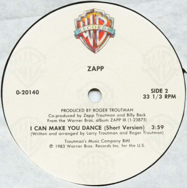 Zapp : I Can Make You Dance (12", Maxi, All)