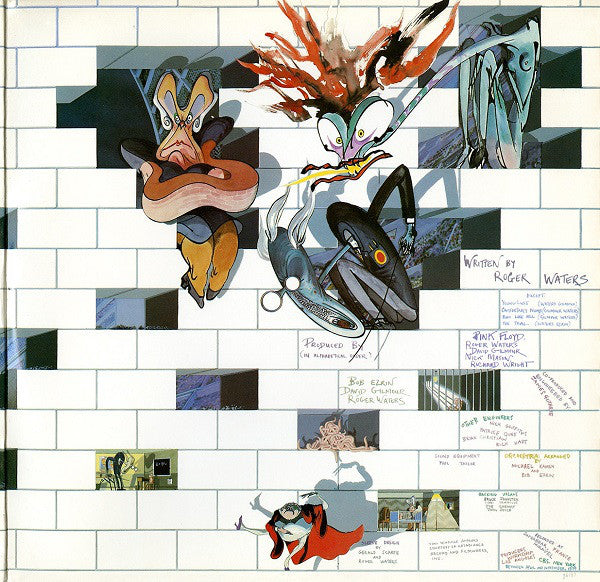 Pink Floyd : The Wall (LP,Album,Reissue)