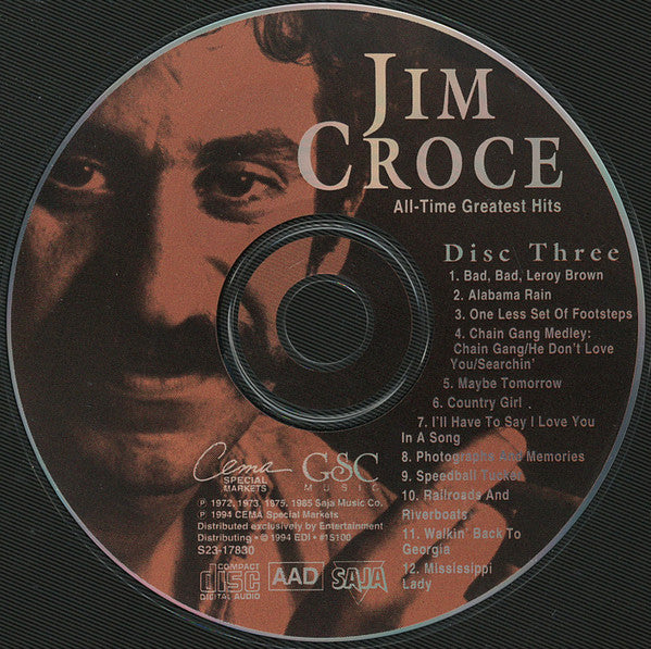 Jim Croce : 36 All-Time Greatest Hits (3xCD, Comp)