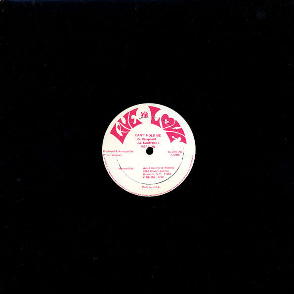 Al Campbell / Junior Brammer : Can't Hold Me / Mix-Up (12")