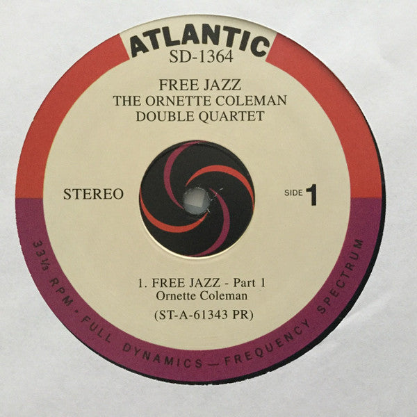 The Ornette Coleman Double Quartet : Free Jazz (A Collective Improvisation) (LP, Album, RE, Gat)