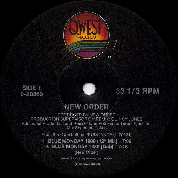 NewOrder* : Blue Monday 1988 (12", Maxi, SRC)