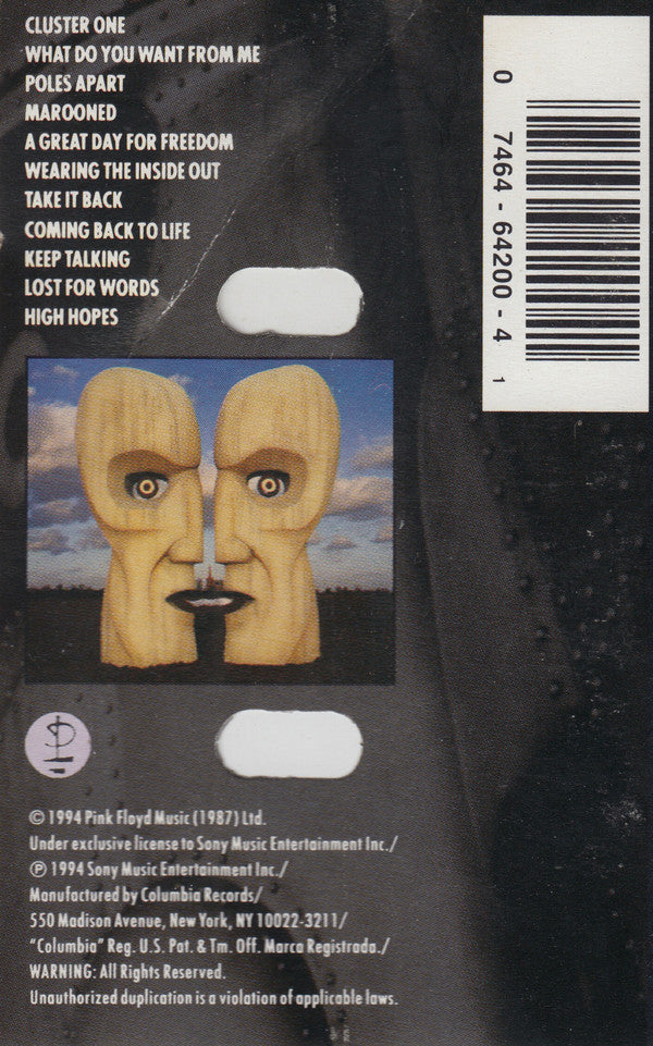 Pink Floyd : The Division Bell (Cass, Album, Blu)