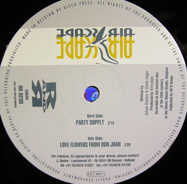 Airscape : Party Supply (12")