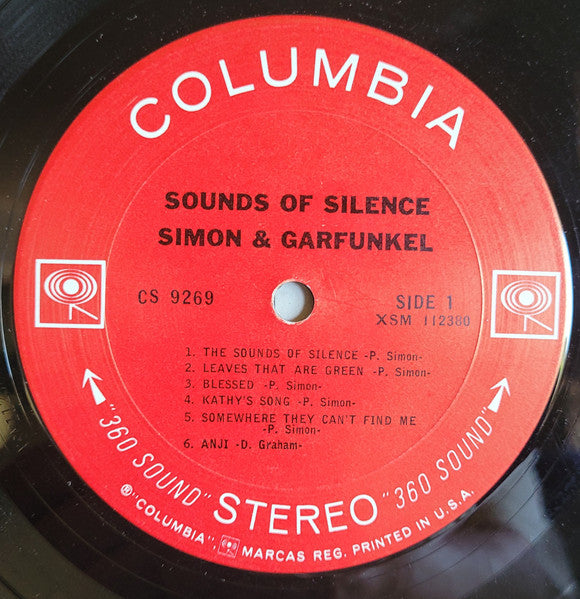 Simon & Garfunkel : Sounds Of Silence (LP, Album, RE)