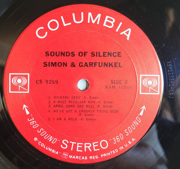 Simon & Garfunkel : Sounds Of Silence (LP, Album, RE)