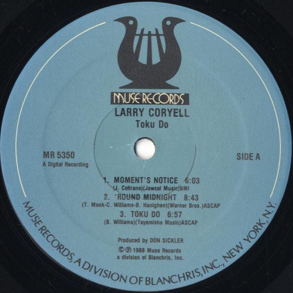 Larry Coryell With Stanley Cowell, Buster Williams, Beaver Harris : Toku Do (LP, Album)