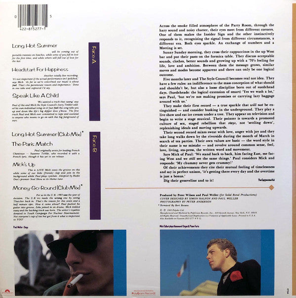 The Style Council : Introducing: The Style Council (LP, MiniAlbum, 56 )