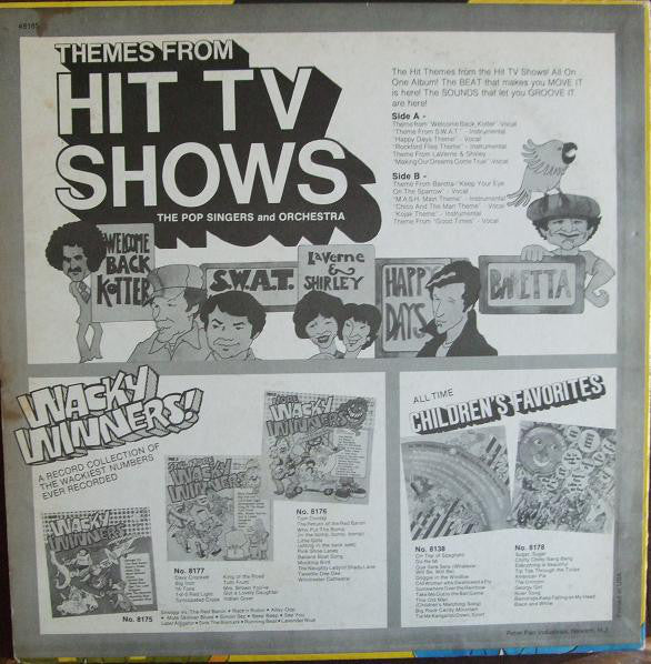 The Pop Singers And Orchestra : Themes From Hit TV Shows (LP, Album)
