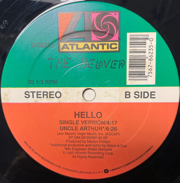 The Beloved : Hello (12")