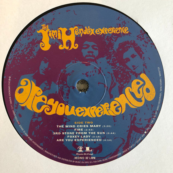 The Jimi Hendrix Experience : Are You Experienced (LP, Album, Mono, RE, RM, 180)