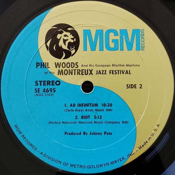 Phil Woods And His European Rhythm Machine : At The Montreux Jazz Festival (LP, Album)