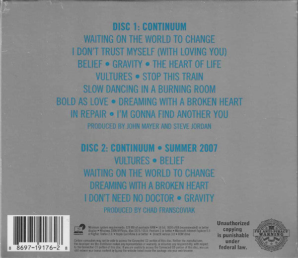 John Mayer : Continuum (2xCD, Album, Ltd)