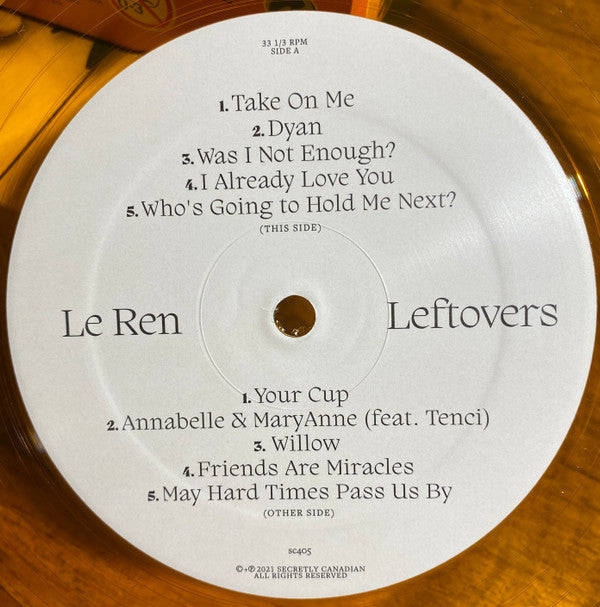 Le Ren : Leftovers (LP, Album, Club, Ltd, Ora)