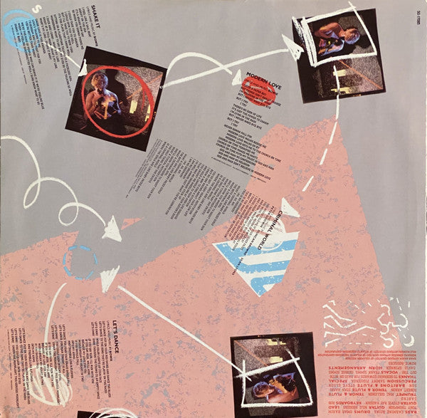 David Bowie : Let's Dance (LP, Album, Jac)