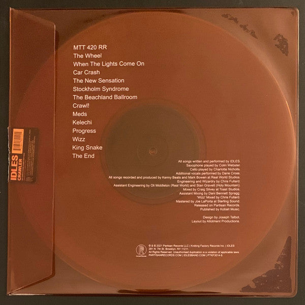 Idles : Crawler (LP, Album, Ltd, Amb)