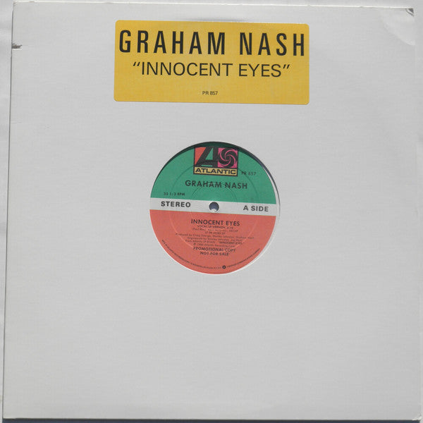 Graham Nash : Innocent Eyes (12", Single, Promo)