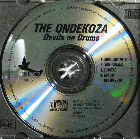 Ondekoza : Devils On Drums (From The Sado-Island / Japan) (CD, Album)