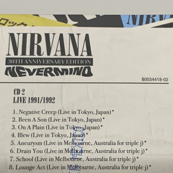Nirvana : Nevermind (CD, Album, RE, RM + CD + Dlx, 30t)