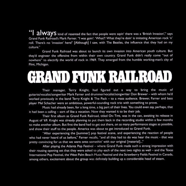 Grand Funk Railroad : Grand Funk (CD, Album, RE, RM, Cin)