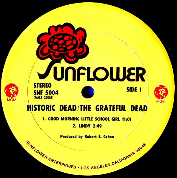 Grateful Dead, The : Historic Dead (LP,Album,Stereo)