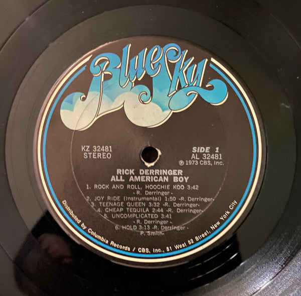 Rick Derringer : All American Boy (LP, Album, Gat)