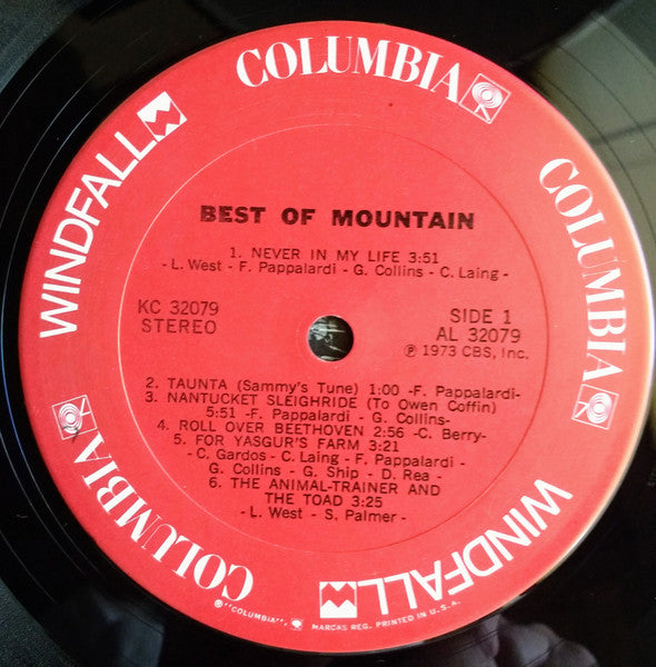 Mountain : The Best Of Mountain (LP, Comp, San)