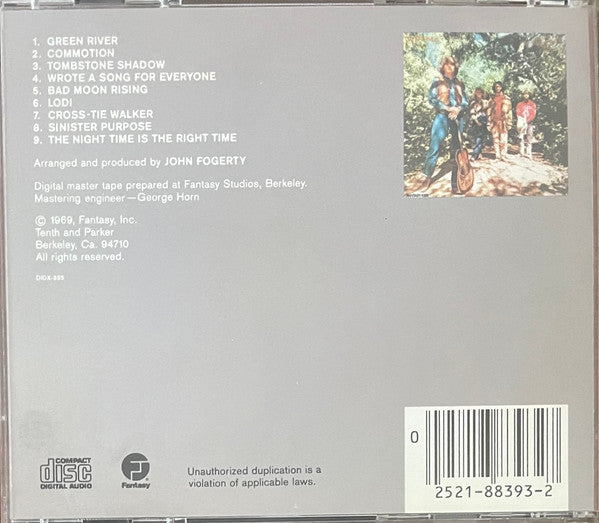 Creedence Clearwater Revival : Green River (CD, Album, RE)