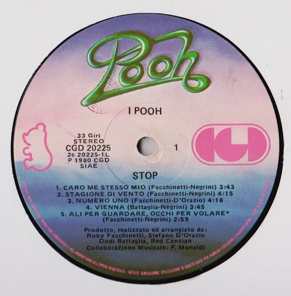 Pooh : ... Stop (LP,Album,Stereo)