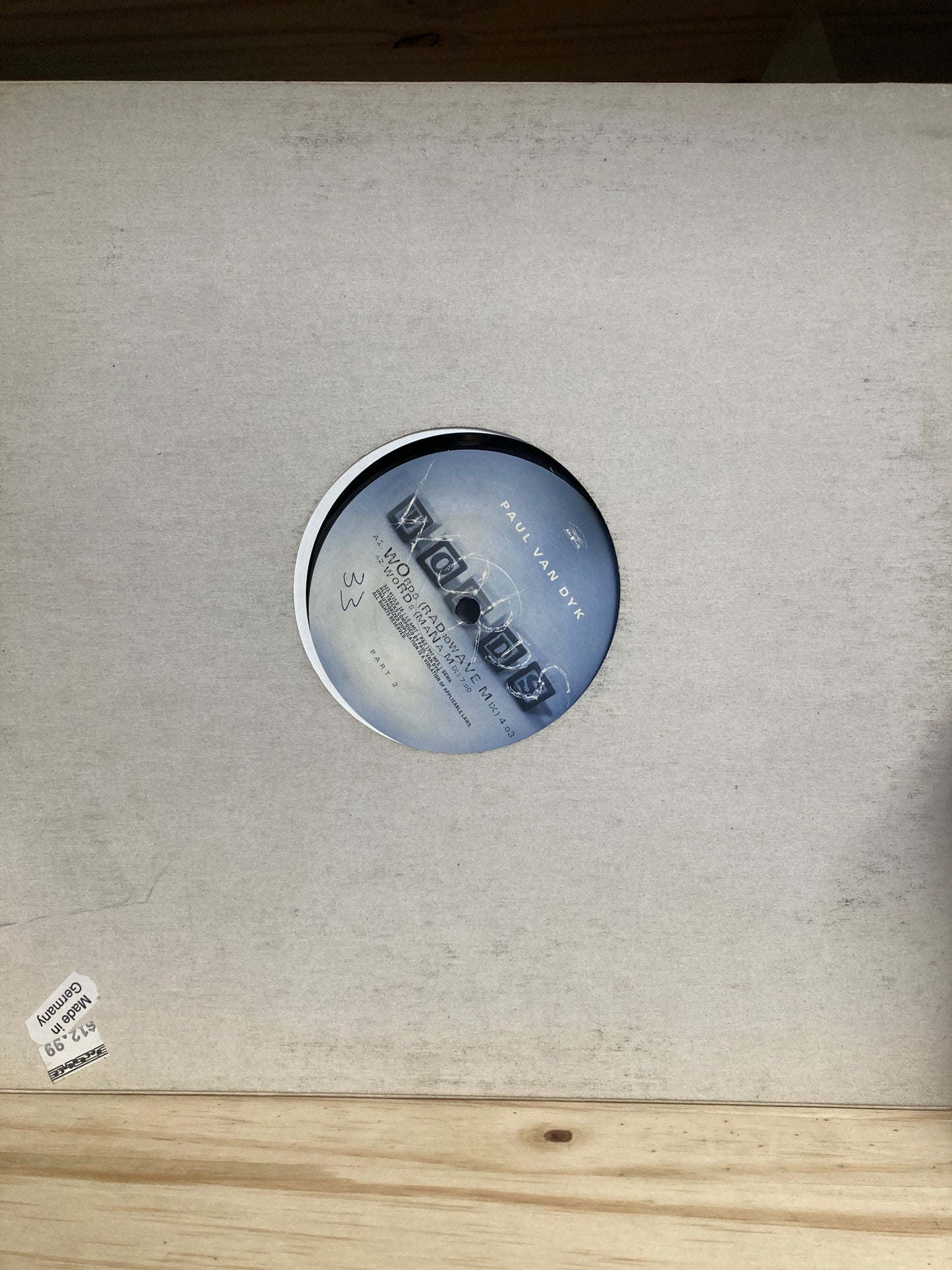 Paul van Dyk – Words (Part 2) - 12" Vinyl EP