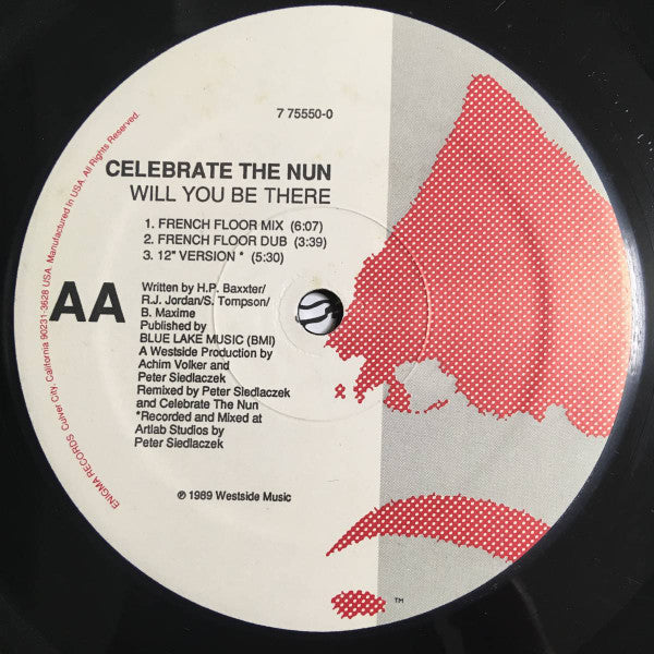 Celebrate The Nun : Will You Be There (12")