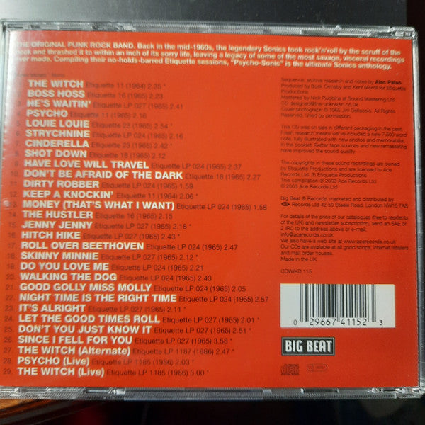 The Sonics : Psycho-Sonic (CD, Comp, RE, RM)