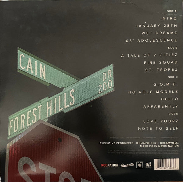 J. Cole : 2014 Forest Hills Drive (2xLP, Album, Uni)