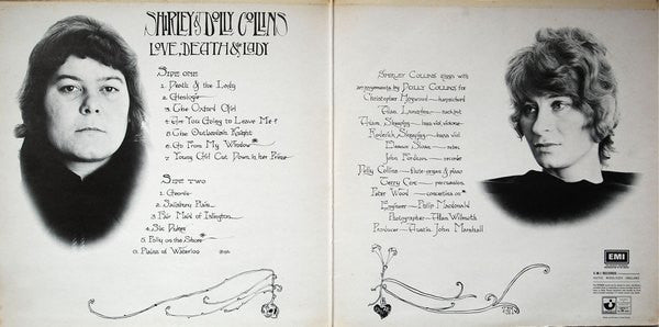 Shirley & Dolly Collins : Love, Death & The Lady (LP, Album)