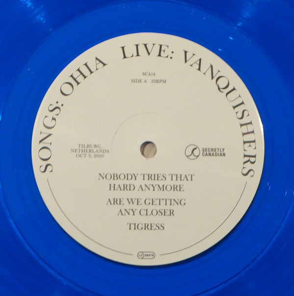 Songs: Ohia : Live: Vanquishers (Tilburg, Netherlands. Oct 9, 2000) (2xLP, Album, Club, Ltd, Blu)