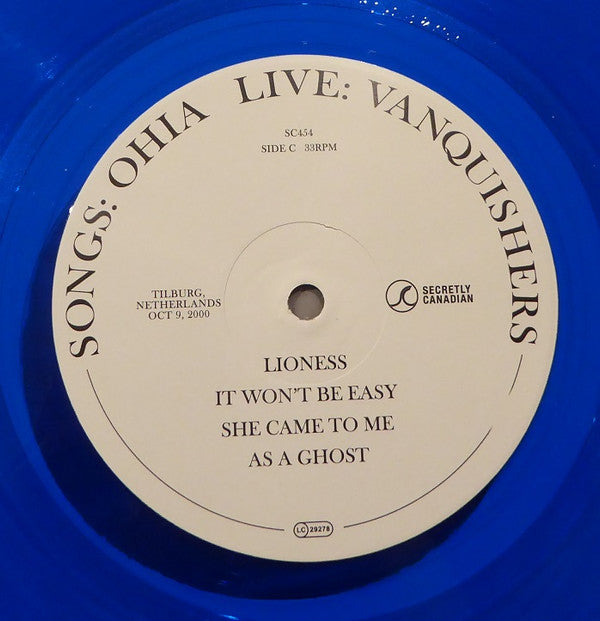 Songs: Ohia : Live: Vanquishers (Tilburg, Netherlands. Oct 9, 2000) (2xLP, Album, Club, Ltd, Blu)