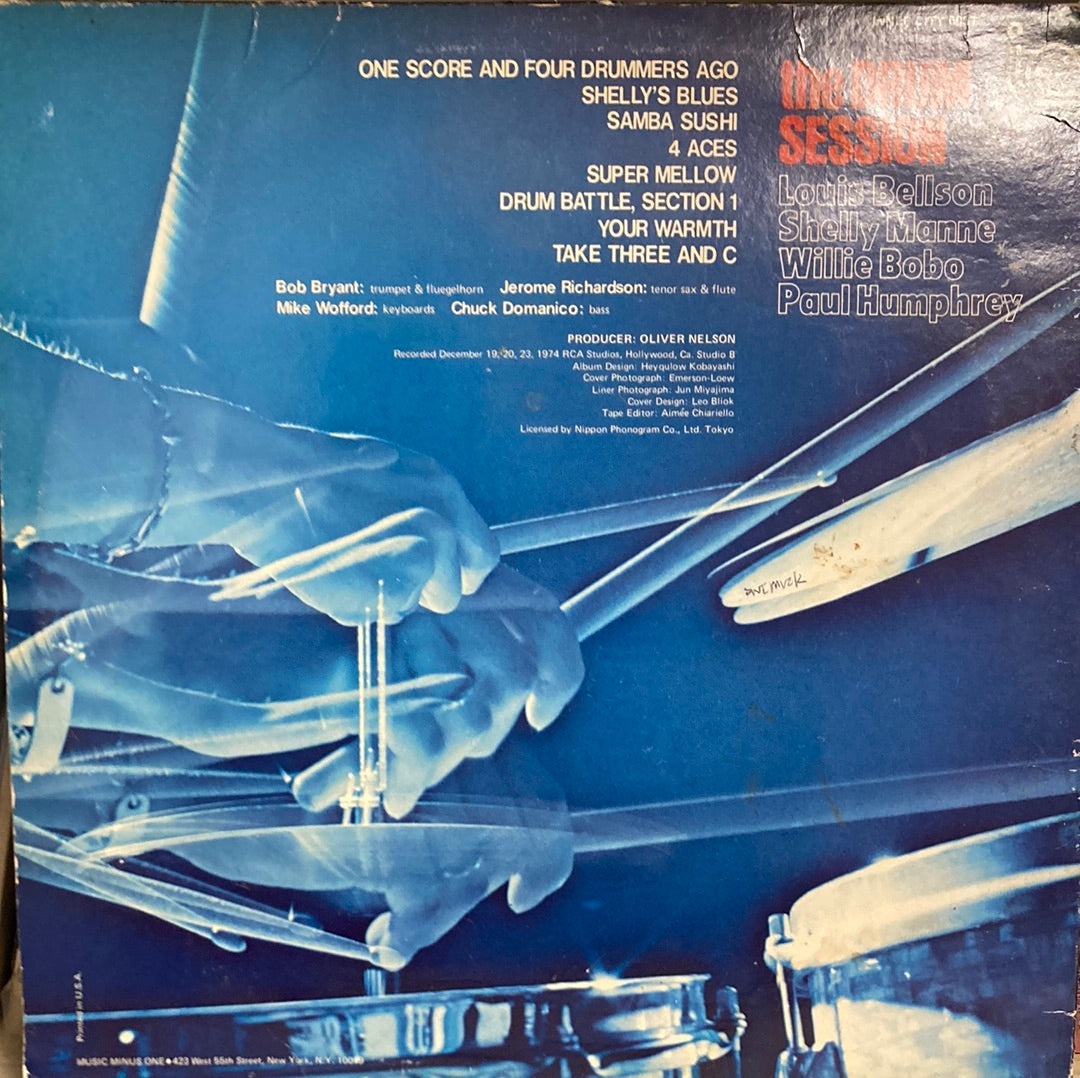 Paul Humphry, Shelly manne, Willie Bobo, Louis Bellson - The Drum Session - Vinyl LP