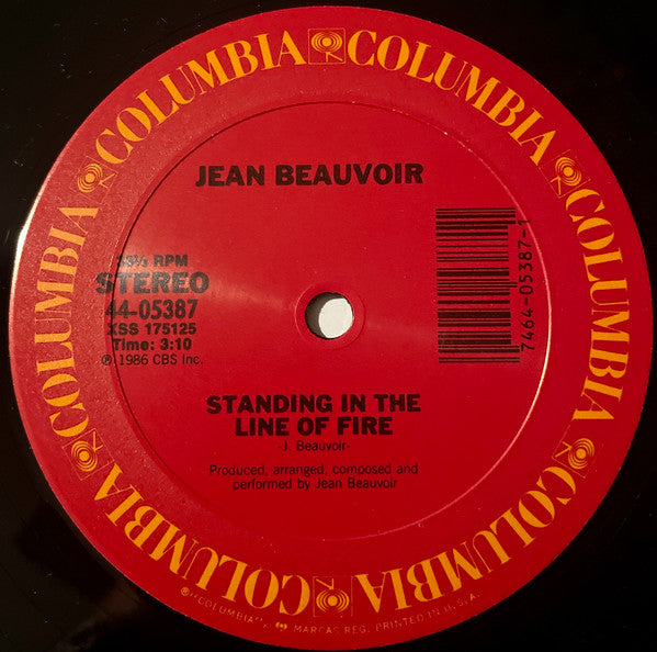 Jean Beauvoir : Feel The Heat (12")