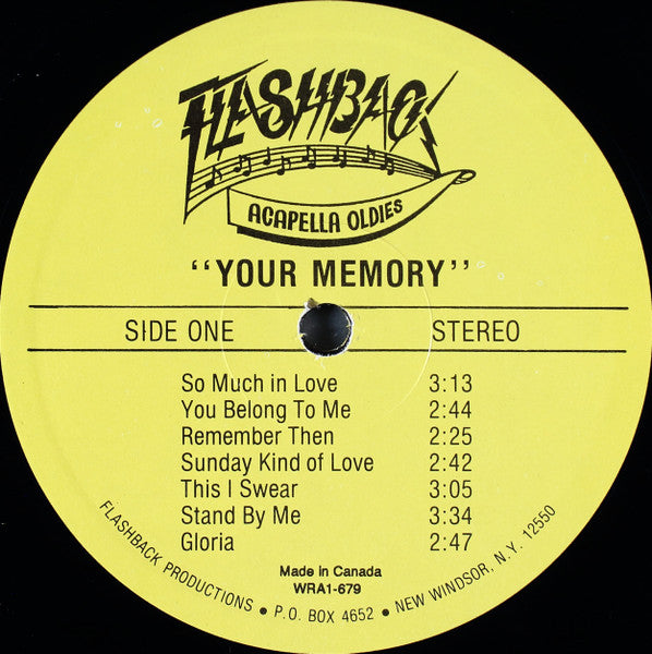 Flashback (32) : Your Memory (Acapella Oldies) (LP)