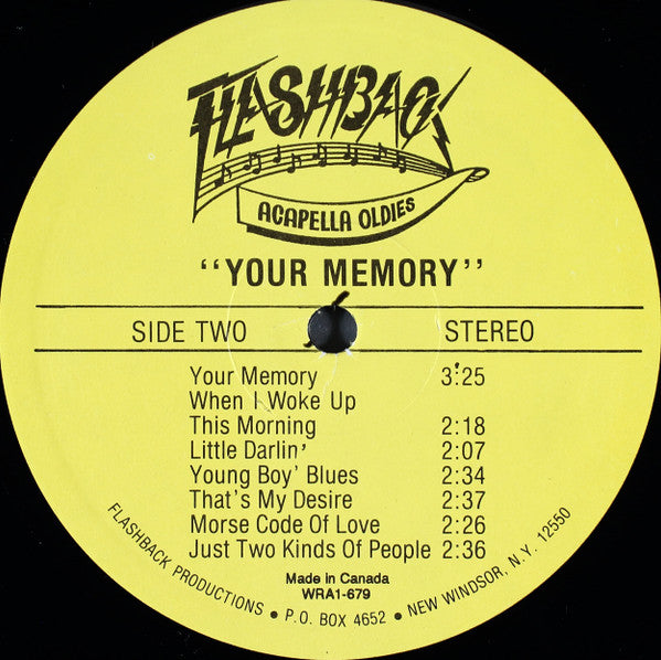 Flashback (32) : Your Memory (Acapella Oldies) (LP)