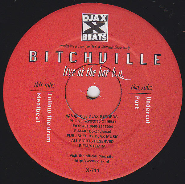 Bitchville : Live At The Bar B.Q. (12")