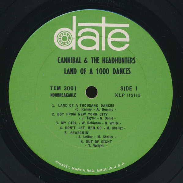 Cannibal And The Headhunters* : Land Of 1000 Dances (LP, Mono)