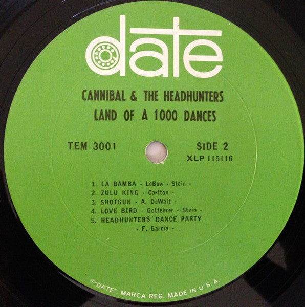 Cannibal And The Headhunters* : Land Of 1000 Dances (LP, Mono)
