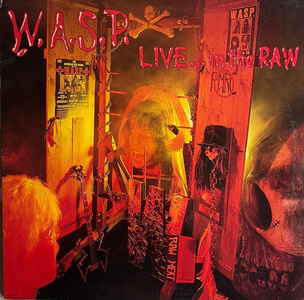 W.A.S.P. : Live... In The Raw (LP, Album, SRC)