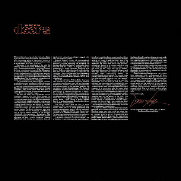 Doors, The : The Best Of The Doors (LP,Compilation,Club Edition,Remastered)