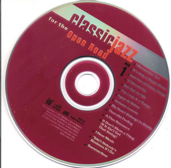 Various : Classic Jazz For The Open Road (2xCD, Comp)
