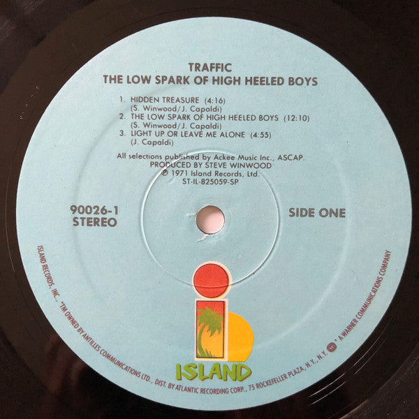 Traffic : The Low Spark Of High Heeled Boys (LP, Album, RE)