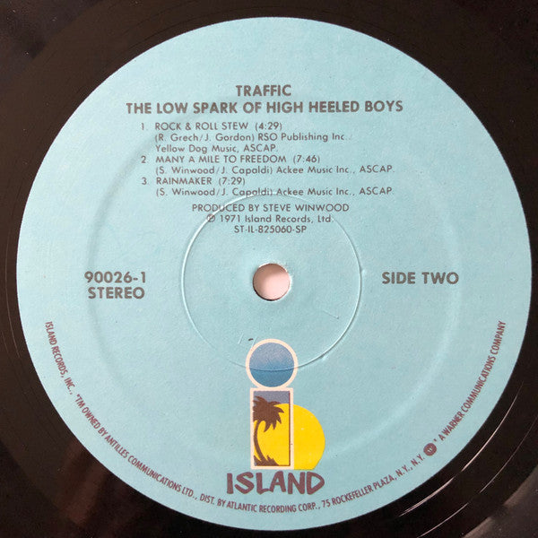 Traffic : The Low Spark Of High Heeled Boys (LP, Album, RE)