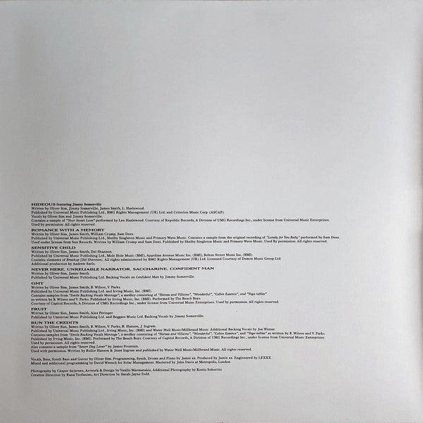 Oliver Sim : Hideous Bastard (LP, Album, Dlx, Ltd, Cle)